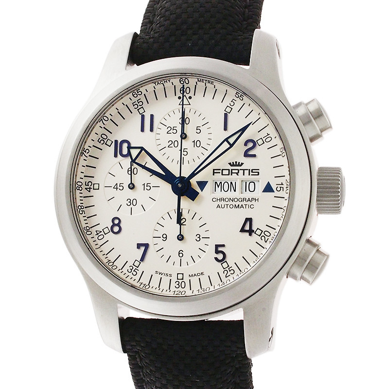 FORTIS B-42 CHRONOGRAPH 635.10.141.3 SILVER DIAL 42MM FORTIS B-42 CHRONOGRAPH 635.10.141.3 SILVER DIAL 42MM