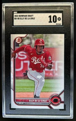 2022 Bowman Draft Elly De La Cruz #BD-80 Reds SGC 10