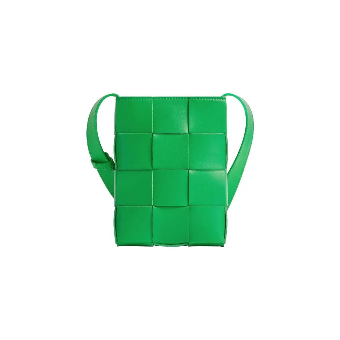 Bottega Veneta Shoulder Cross Carrying Phone Bag for Men 5.3x1.7x7 in