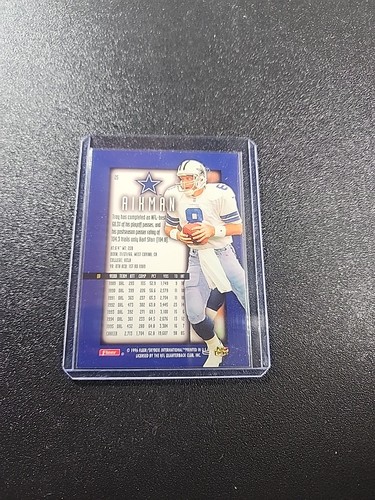 1996 Fleer Ultra Sensations - Troy Aikman #25 - Picture 2 of 2