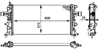 Mahle KüHler WasserküHler MotorküHler FüR Opel Astra G CC F48 F08 F35 F69