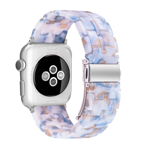 For Apple Watch 11 10 9 8 7 SE Resin Bracelet Band 44/41/45/42/46/49mm Ultra 3 2 - Picture 55 of 86