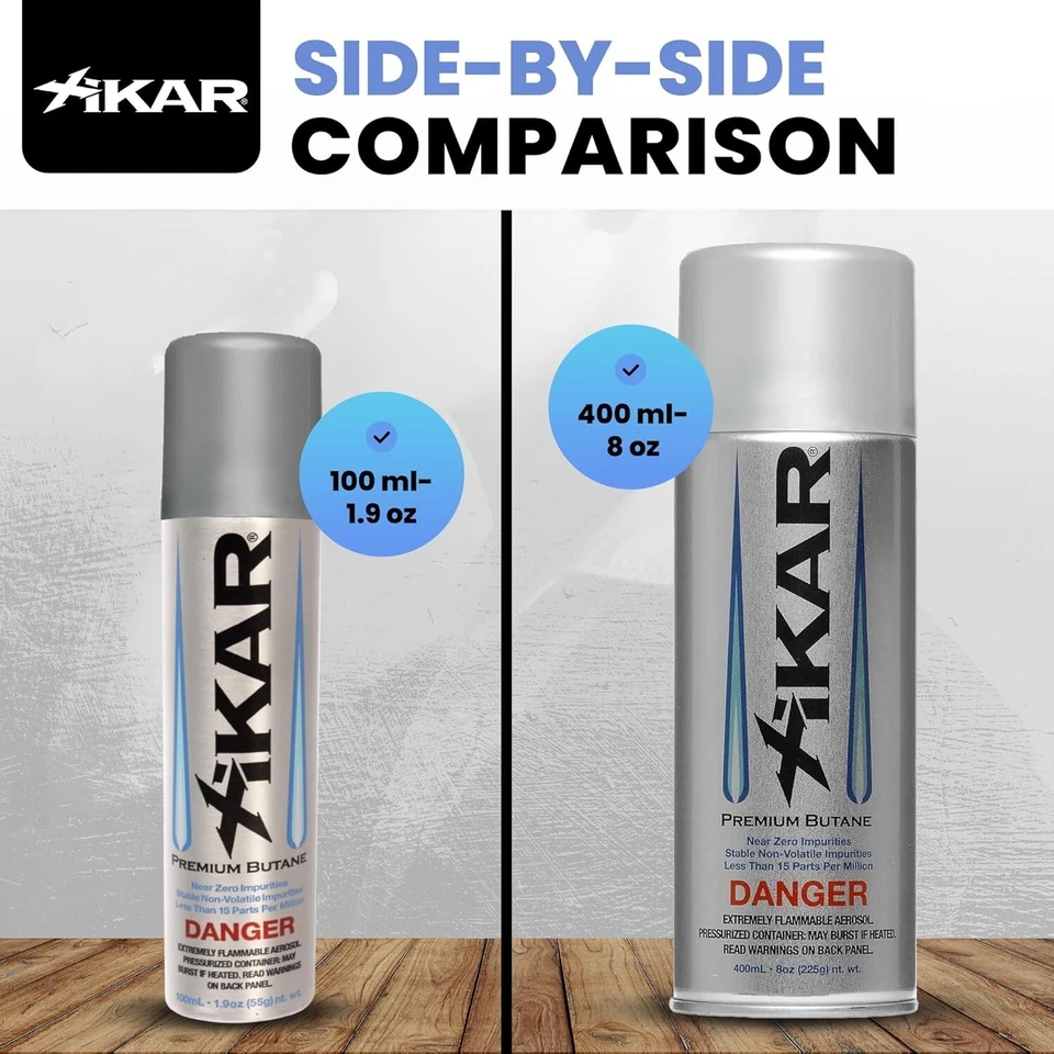 Xikar PUROFINE Premium Butano Combustible Recarga con 0 Impurezas, 1.9oz (100ml) - 3PK Foto 2 de 4