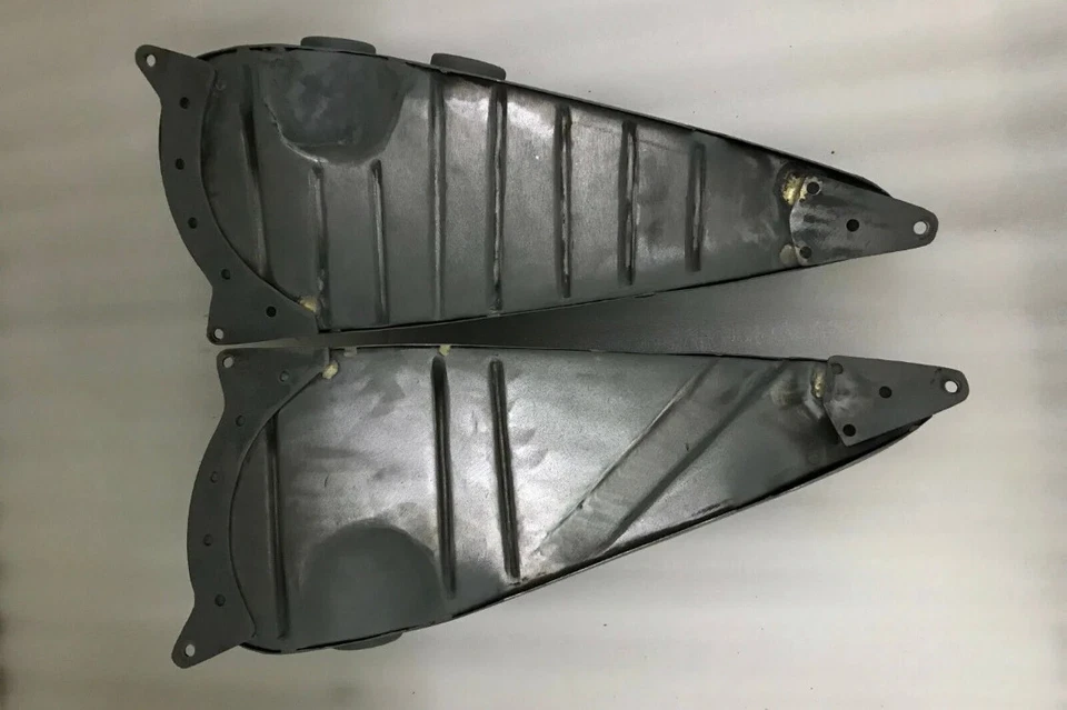 APTO PARA Indian Chief Scout Civil Militar Posguerra Acero Crudo Tanque Gasolina Set Foto 4 de 4