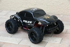 Custom Body Buggy Police Sheriff for Redcat Volcano 1/10 Truck Car Shell Cover