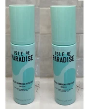 NEW! ISLE OF PARADISE LOT OF 2 Medium Self-Tanning Mousse - 6.76oz Each