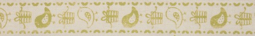 Natural Cotton Ribbon 5m Lengths Printed India Tape 57 DESIGN 5 10 20 Meter 922D - Picture 15 of 66