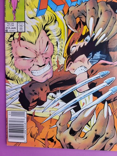 THE UNCANNY X-MEN #213 VG(LOWER GRADE) 1987 COMBINE SHIP BX43 M25 - Picture 5 of 10