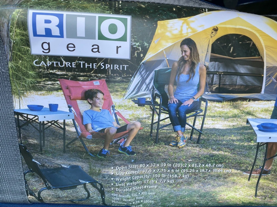 Cuna de camping inteligente Rio fácil de configurar en segundos camping caza al aire libre 6,5 pies Foto 3 de 3