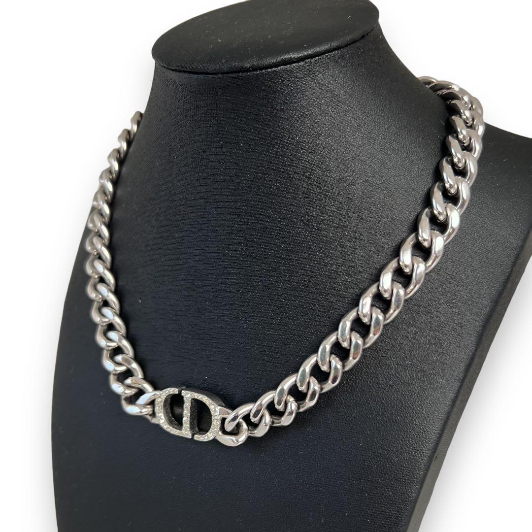 Christian Dior 30 Montaigne Choker Rhinestones Silver 38cm Christian Dior 30 Montaigne Choker Rhinestones Silver 38cm