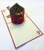 Dutch Windmill Pop-up Greeting Card on sale Dutch Windmill Pop-up Greeting Card on sale