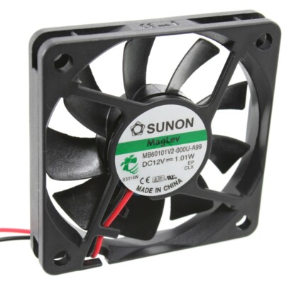 MF60101V3-1000U-A99 Axial-Lüfter 60x60x10mm 12VDC 20,72m³/h 20,5dBA Sunon