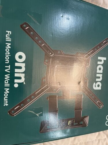 onn. Full Motion TV Wall Mount for 19" to 50" TV's, up to 90° Swivel and 15° T - Picture 2 of 3