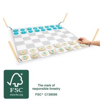 "Dame Und Schach \"Active\", Outdoorspiel, Spielfeld Ca. 85 X 85 Cm"