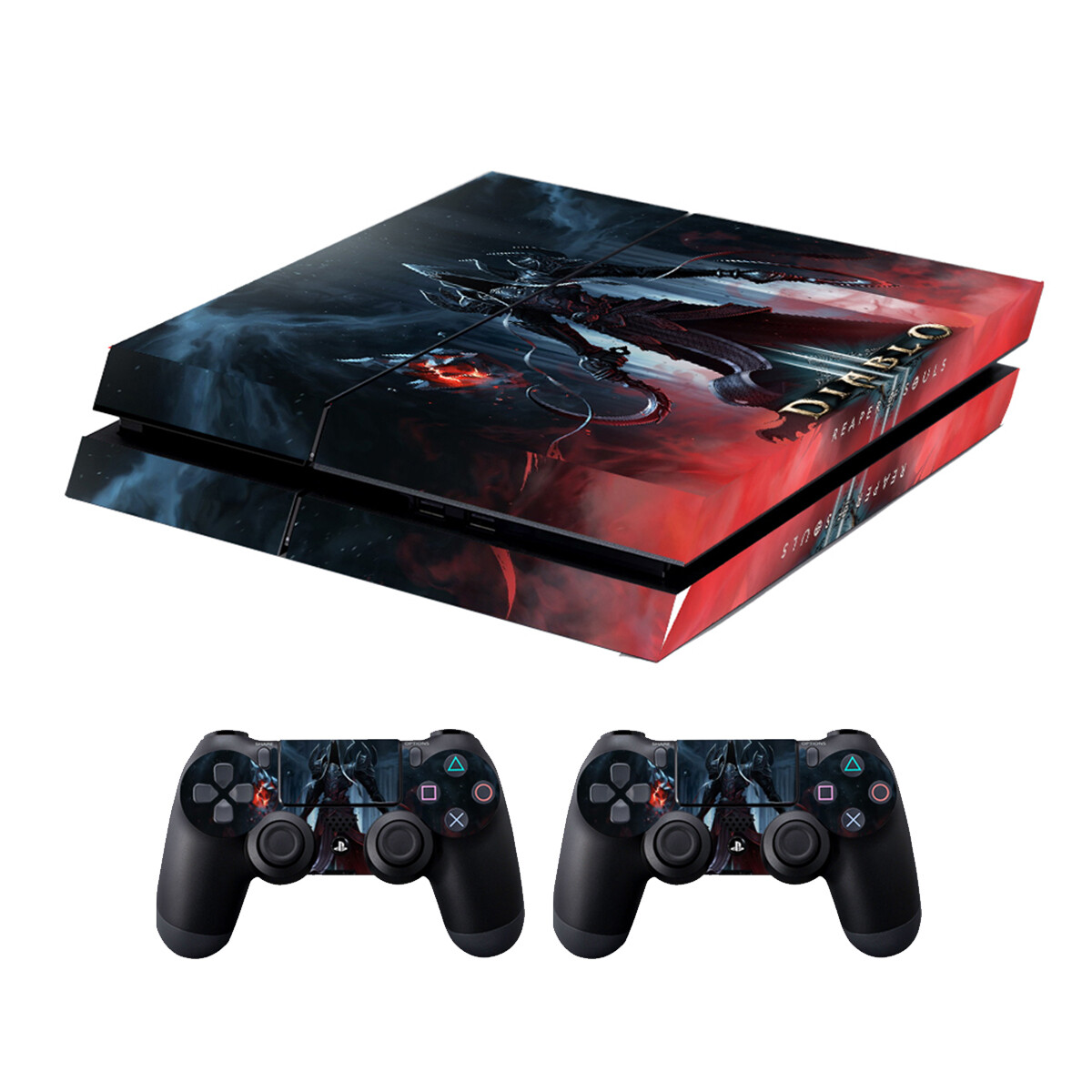 PS4 Vinyl Decal Sticker Skin Cover for Sony Playstation4 Console & 2 Controllers