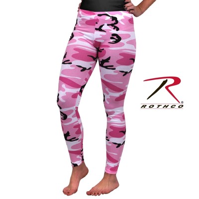 Womens Cotton Spandex Camouflage Yoga 