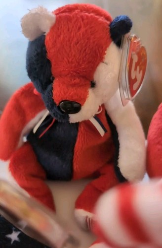 Paquete Ty Beanie Bears Patriot, Star Spangled y Righty - Imagen 8 de 8