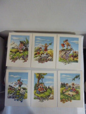 ILLUSTRATED POSTCARDS SERIES of 6 "BARNINI" nni '50 -Children in the mountains- (CA00