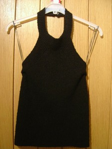 zara black halter top