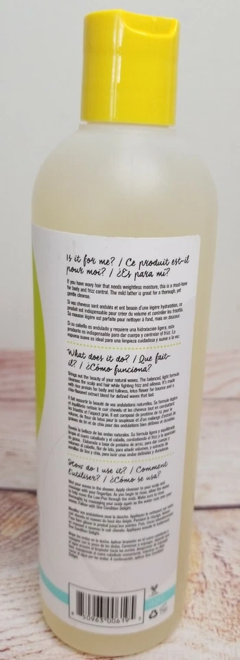 Lot of 3 DevaCurl Low-Poo Delight Weightless Waves Mild Lather Cleanser 12oz/ea - Image 3 of 3