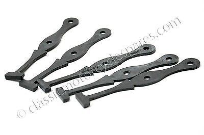 Black Rubber Cable Tie x 5, John Bull Type, 4 1/4" (11mm), 60-0978, BSA, Norton - Picture 2 of 2