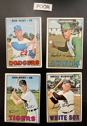 1967 Topps Baseball Cards 1-150 (P-NM) - You Pick - Complete Your Set - Picture 8 of 21