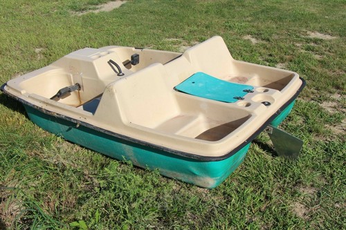 Paddle boat aluminum rudder SUN Dolphin - 3 or 5 seater - heavy duty 1/ ...