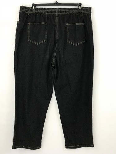 Blair Women's Stretch Jeans pants Zip Fly Elastic Waist Sz 16, 20P, 20W - Picture 12 of 26