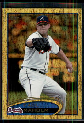 2012 Topps Update Gold Sparkle Paul Maholm #US153 Atlanta Braves