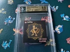 Pokémon 24K Gold Plated Mewtwo Sticker | BGS 9.5 Gem Mint Beckett Graded