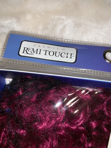 Remi Cuti Curl 100% Echthaar 4 Stück 8" Farbe Ot2B/MARSALA Neu Rot - Bild 12 von 12