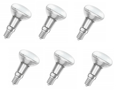 6x OSRAM LED Star R50 36° Reflektor 1,5 W= 25W E14 warmweiß EEK:F (Spektrum A-G)