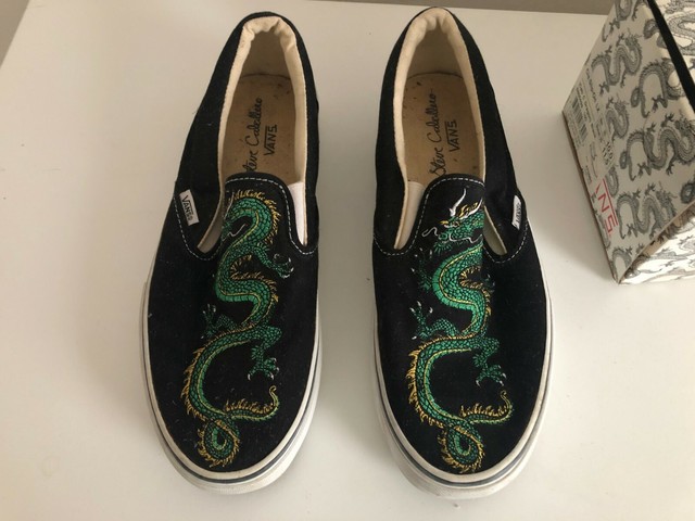 vans slip on dragon