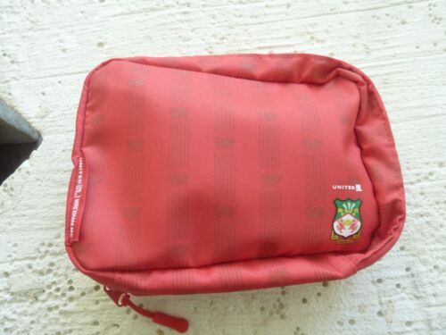 United Airlines Polaris Class Amenity Kit Wrexham AFC Bag Red - New Others