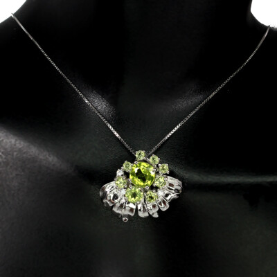 Collier Argent 925 Avec Perle Des Mers Du Sud Et Aventurine - Neuf Avec étiquettes