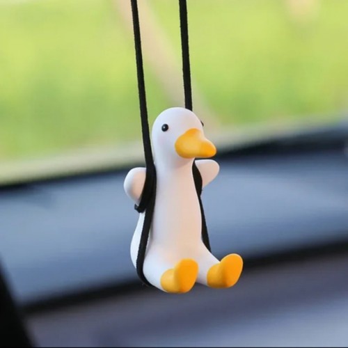 Swinging Duck Car Hanging Ornament Super Cute Pendant