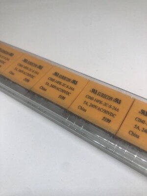 [10 pcs] CIMI-14FK-2C-S-24A   SURECON POWER RELAY 5A 240VAC / 30VDC