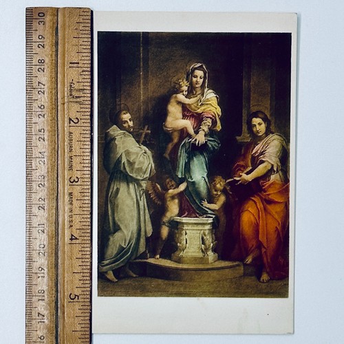 Cartolina La Madonna delle Arpie Galleria degli Uffizi non spedita - Foto 2 di 5