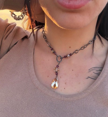 Collana In Argento 925 Goccia Boreale - Foto 6 di 14