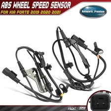 2x Front Driver & Passenger ABS Wheel Speed Sensor for Kia Forte 2019 2020 2021