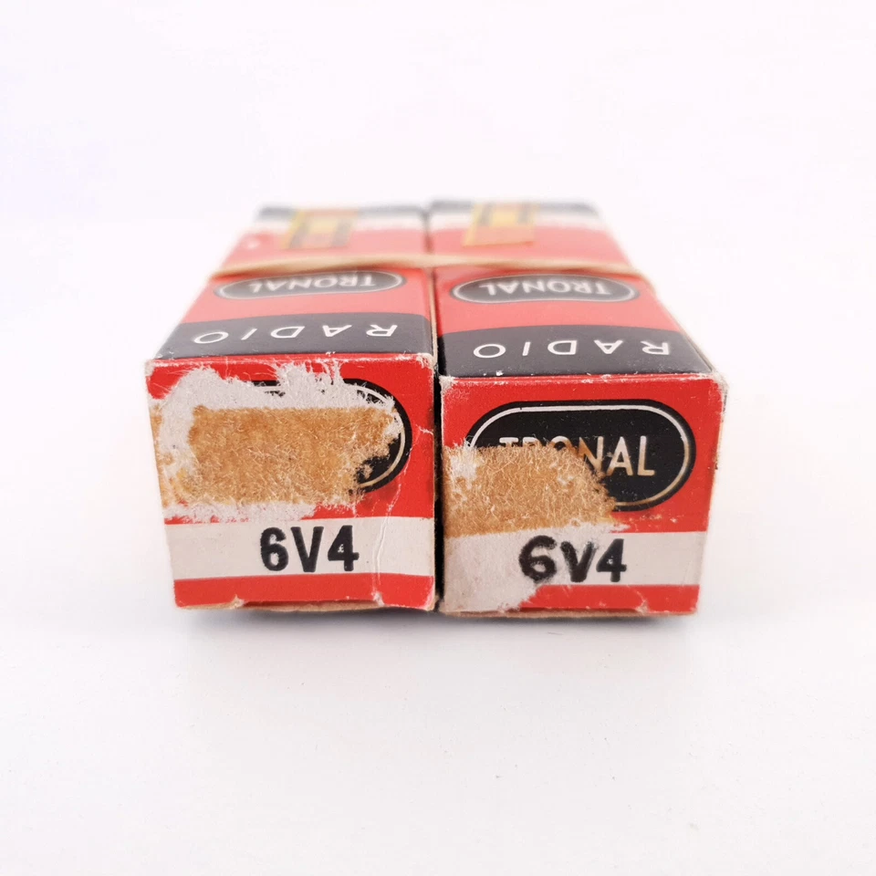 TUBO TRONAL 2 X 6V4. CV ENA PRODUCCIÓN AÑOS 50 Foto 2 de 4