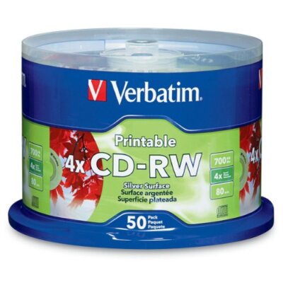 Verbatim Datalifeplus 4x Cd-rw Media - 700mb - 120mm Standard (95159)