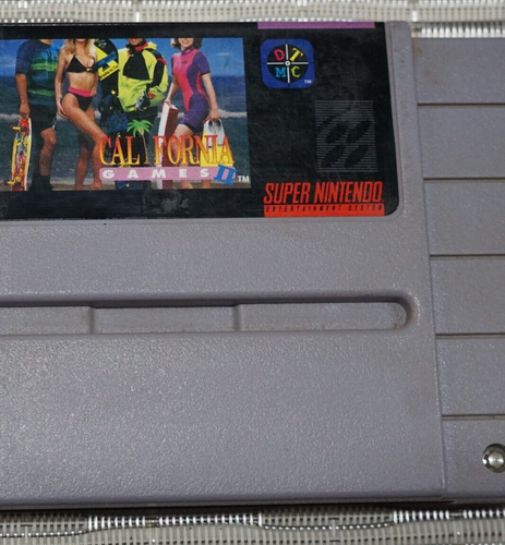 Lot SNES Games (4) Art Fighting, Streetfighter II, Star Trek, California Games 2 - Picture 12 of 14