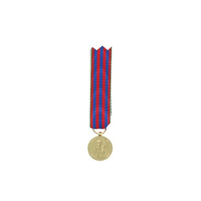 Croix prussienne à couronne - Médaille commémorative - Ruban bleu - Ref Croix prussienne à couronne - Médaille commémorative - Ruban bleu - Ref