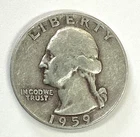 1959-D Washington Quarter- Free Shipping