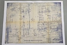 1932, 1938 and 1941 Great Northern Railway Caboose Blueprints - Orig.
