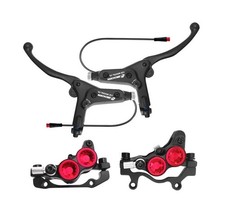 Zoom 4-piston Hydraulic Disc Brake Kits with 180mm Rotors for Ebike