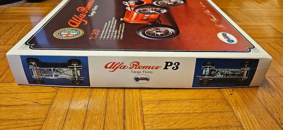 Kit modellino metallo Alfa Romeo P3 Scuderia Ferrari Nuvolari Targa Florio - Immagine 4 di 4