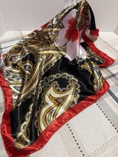 Fashion Ladies Square Satin Scarf 20x20