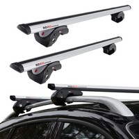 Ridigo - Silber Alu DachträGer FüR - KIA Carens 1 I FC - 00-06 Offene Dachreling